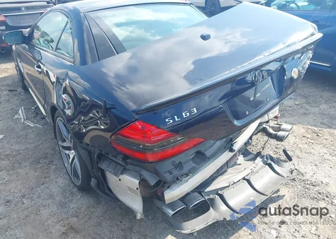 2009 Mercedes-Benz Sl 63 Amg из США, поврежденный, VIN WDBSK70F49F146572